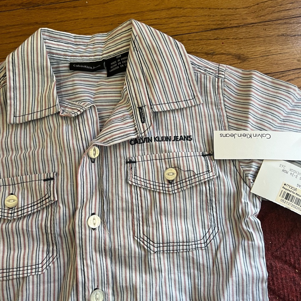 Calvin Klein Jeans Kids Striped Shirt - Multicolor